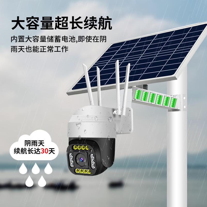 大容量太陽(yáng)能攝像